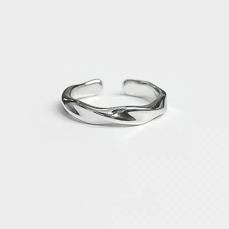 Women's Simple Niche Design Geometric Lines Index Finger Sweet Ring