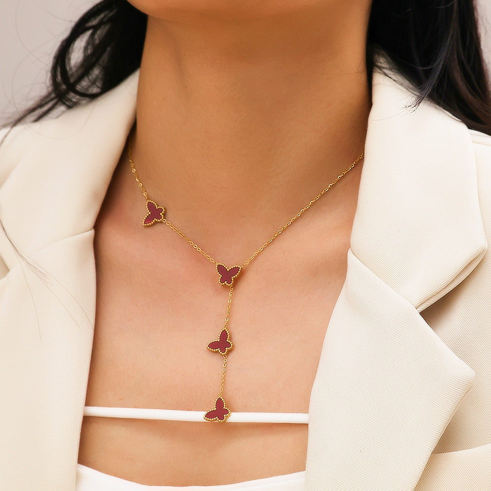 Special Interest Light Luxury Design Sweater Necklaces