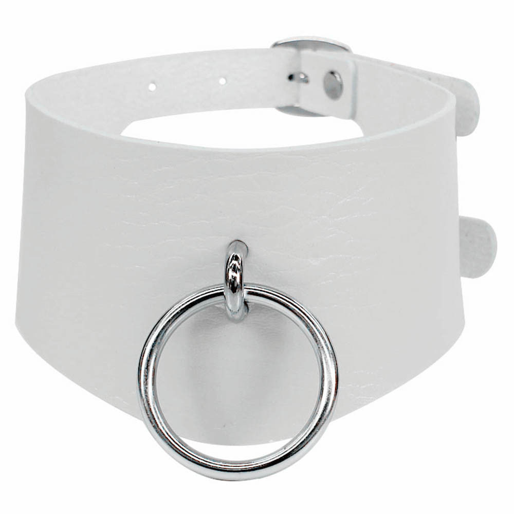 Nightclub Punk O-shaped Street Shooting Leather Necklaces