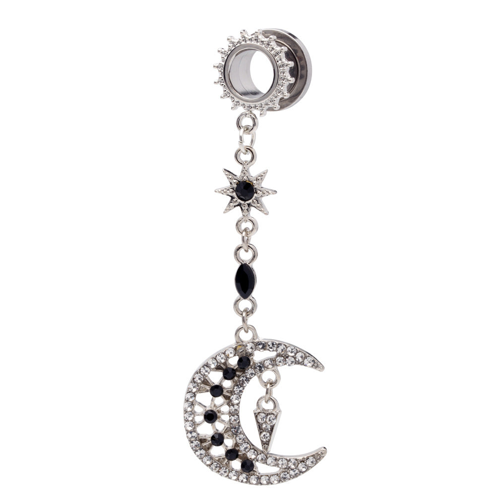 Hollow Jeweled Ear Extender Auricle Large Earrings