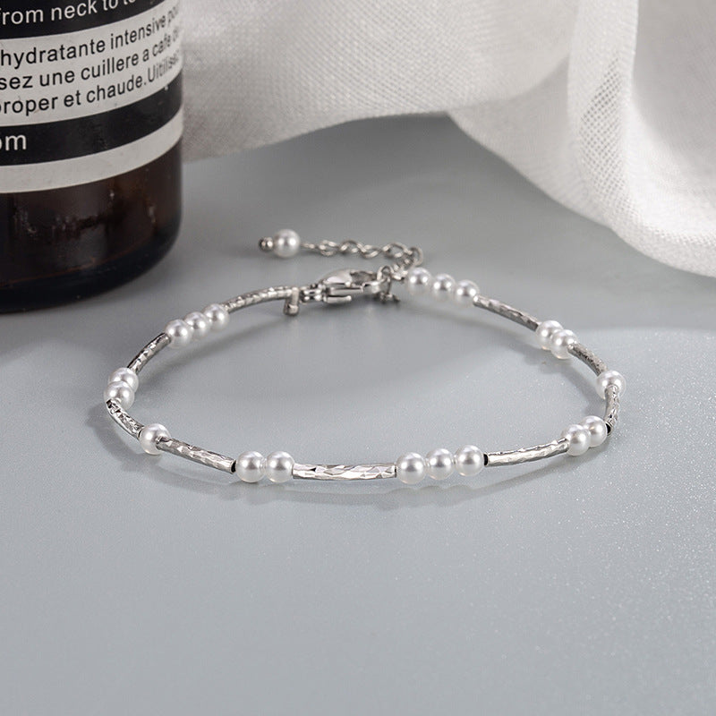Women's Sky Small Pearl High-grade Minimalist Design Bracelets