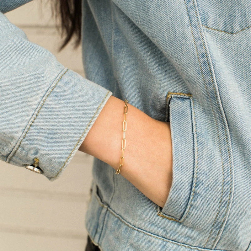 Personality Letter Elegant Fashion Diamond Alloy Bracelets