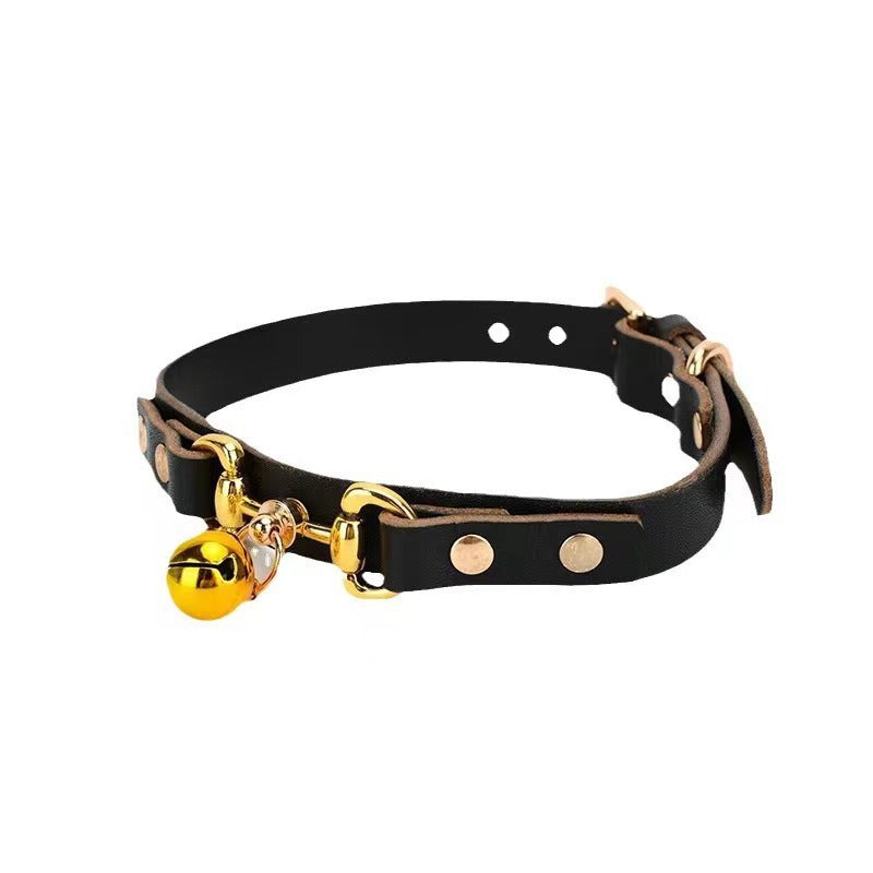 Women's Little Bell Shape Neck Band Chain Collar