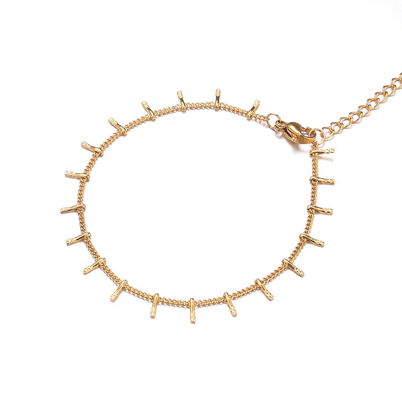 Niche Retro Titanium Steel Stainless Cuban Bracelets