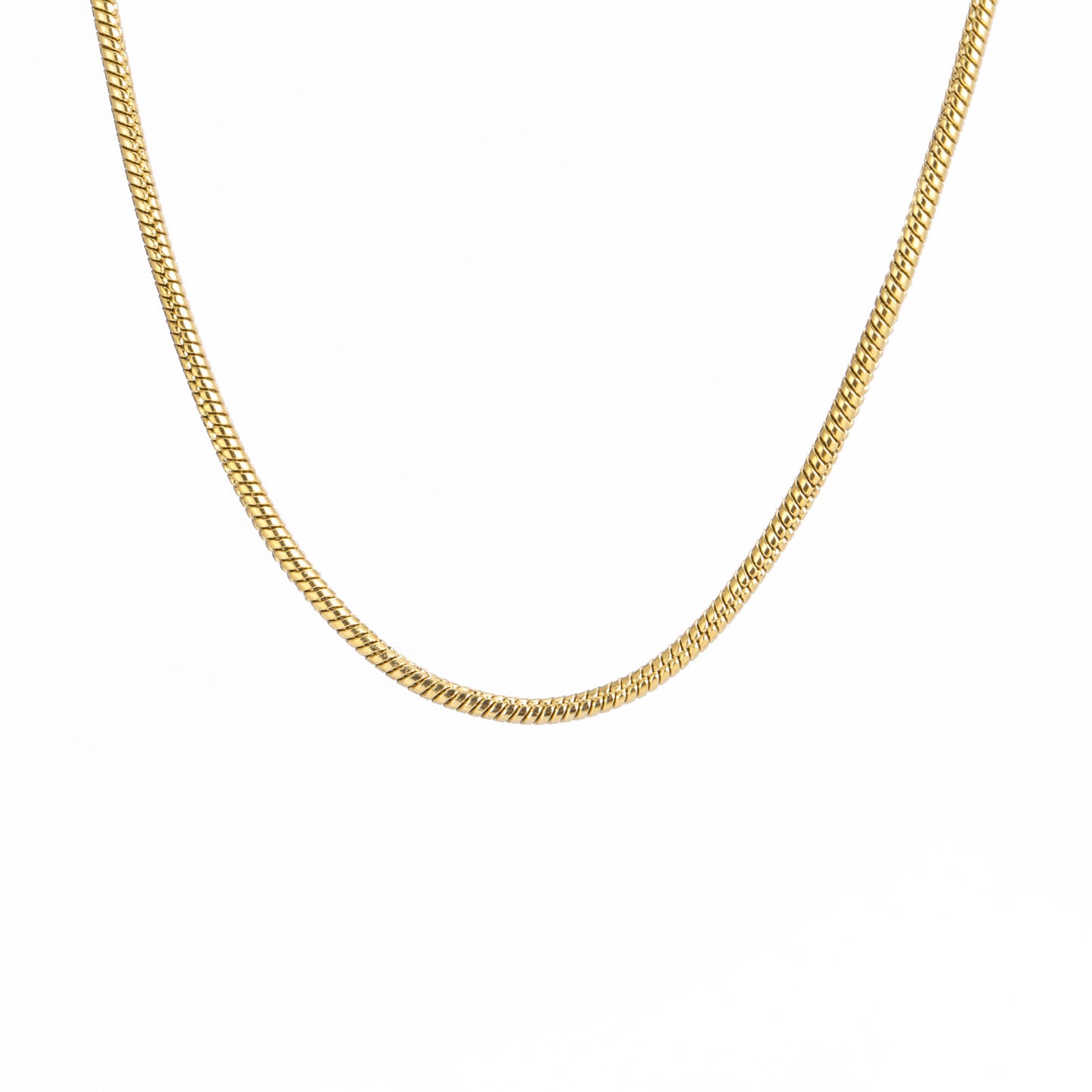 Style Round Snake Chain Couple Clavicle Fashion Necklaces