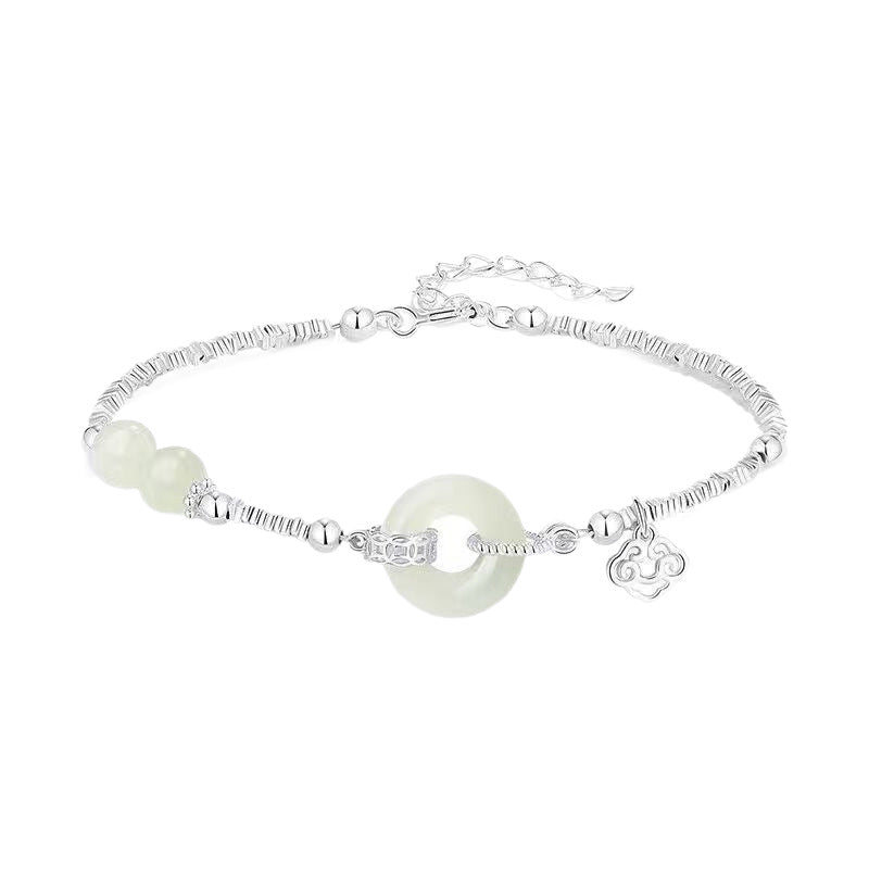 Trendy Imitation Chalcedony Safety Buckle Female Bracelet