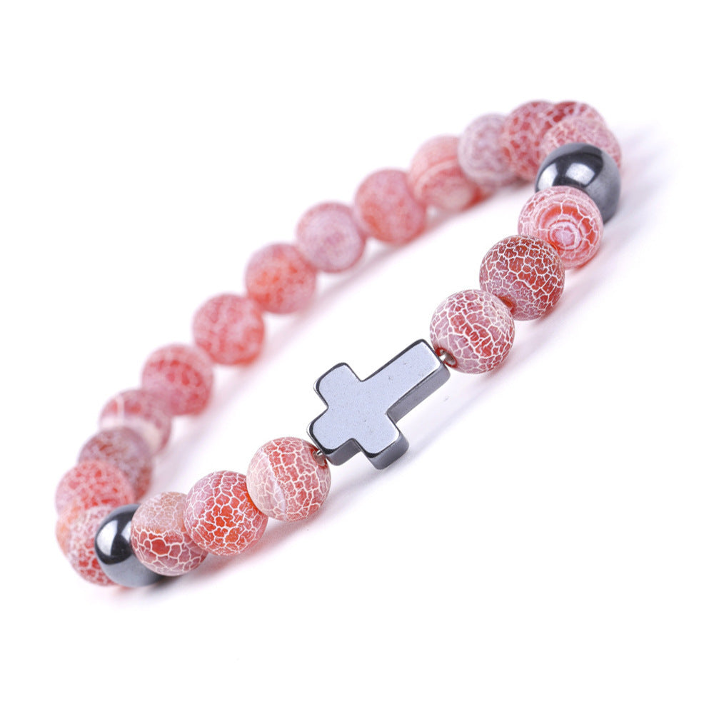 Wind Elastic Green Little Agate Friend Friendship Bracelets