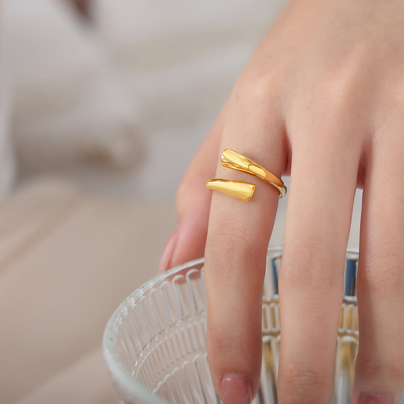 Design Cold Style Fashion Titanium Steel No Ring