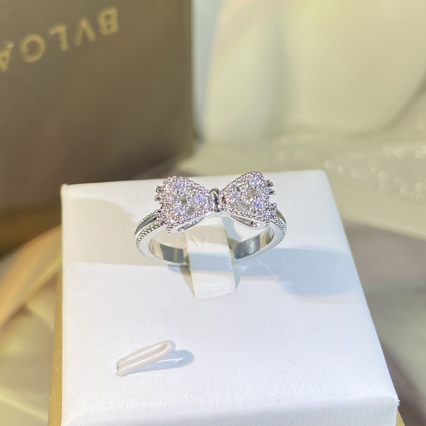 Butterfly Micro Inlaid Zircon Fashion Ornament Rings