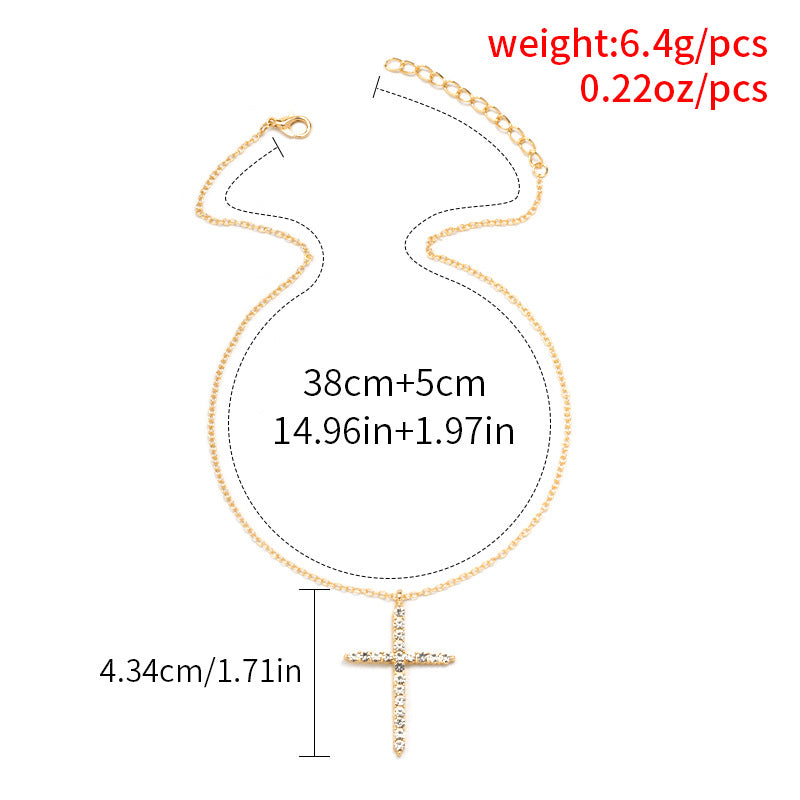 Women's Vintage Virgin Mary Cross Fashion Popular Necklaces