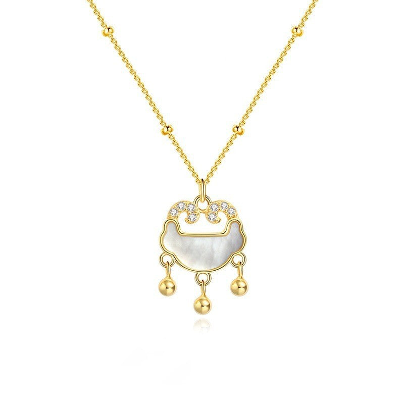 Elegant Safety Lock Female Affordable Luxury Fashion Longevity Necklaces