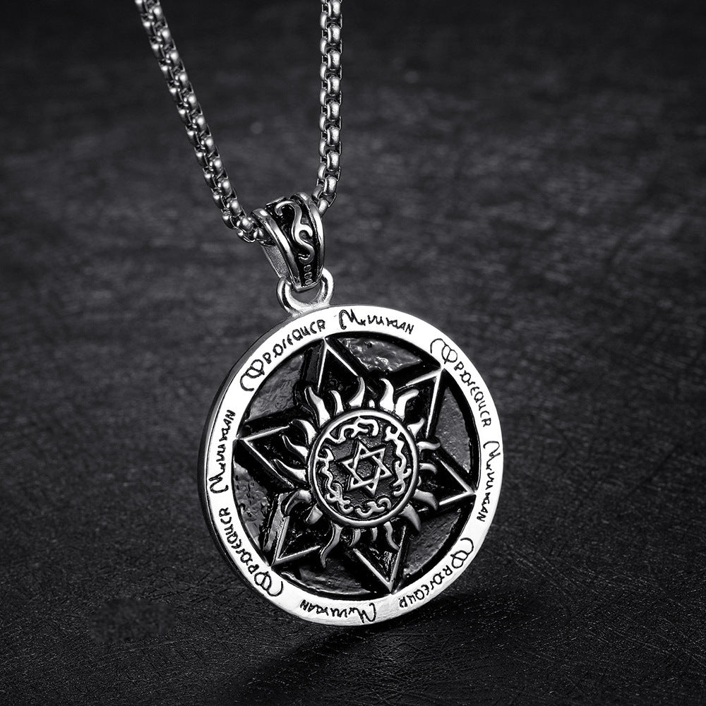Titanium Steel Long Sweater Stainless Hip Hop Necklaces