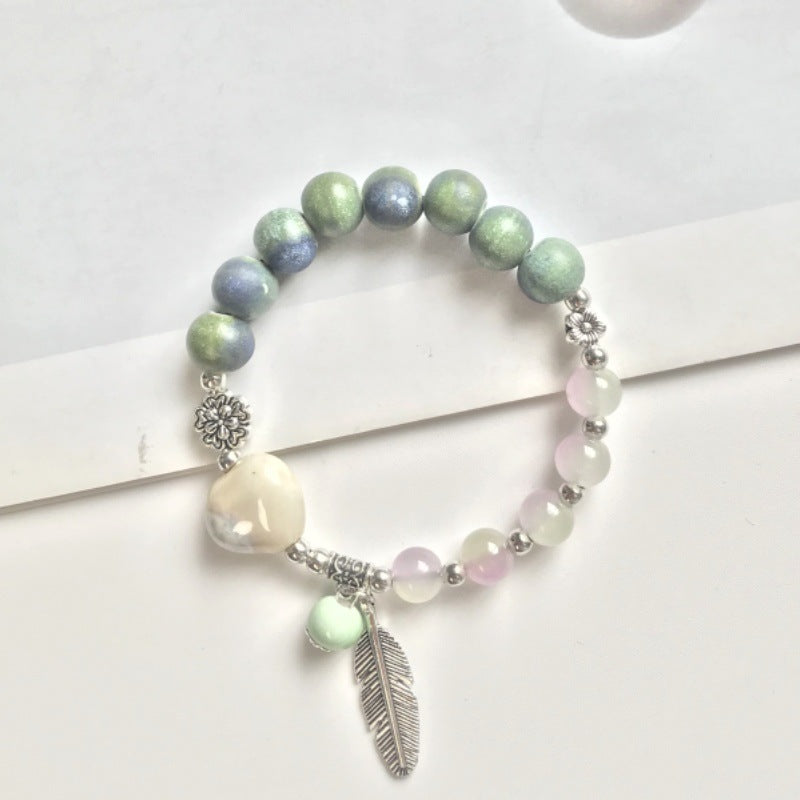 Women's Ceramic High-grade Chinese Style National Bracelets