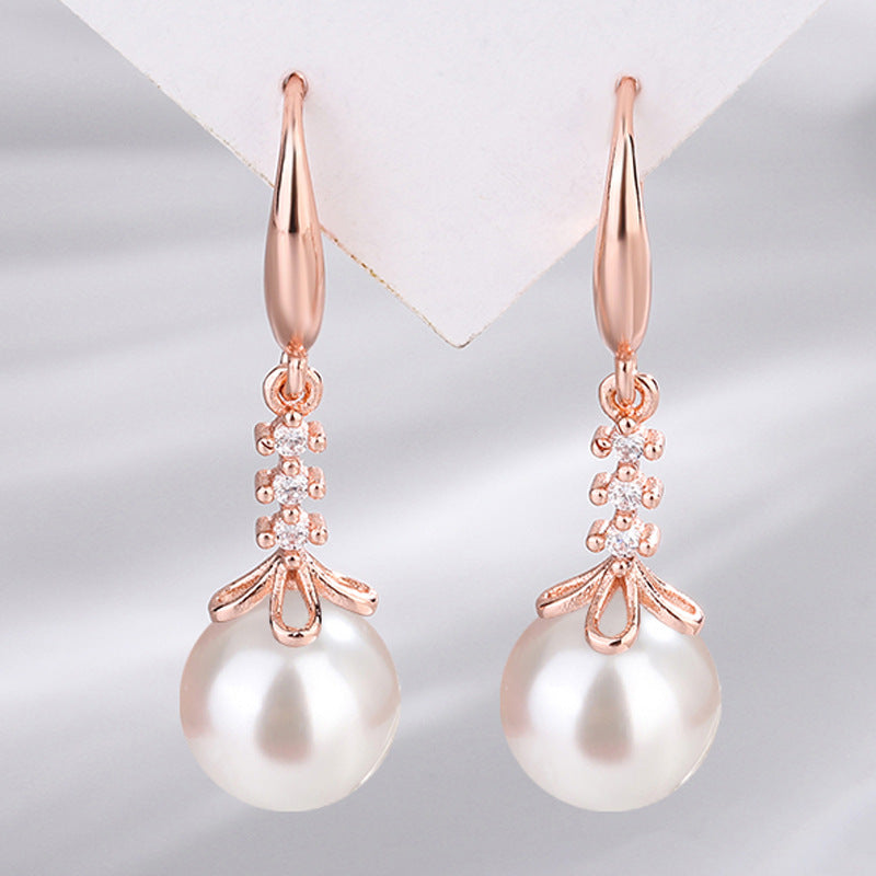 Women's Artificial Pearl Short Long Eardrops For Earrings