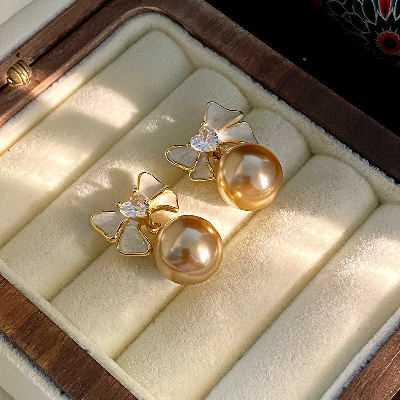 Shining Diamond Irregular Round Female Special Earrings