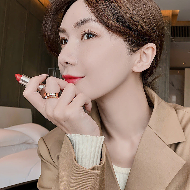 Large Zircon Affordable Luxury Fashion Niche Rings