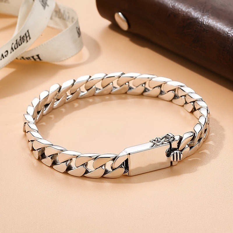 Men's Cuban Link Chain Metal Trend Classic Bracelets