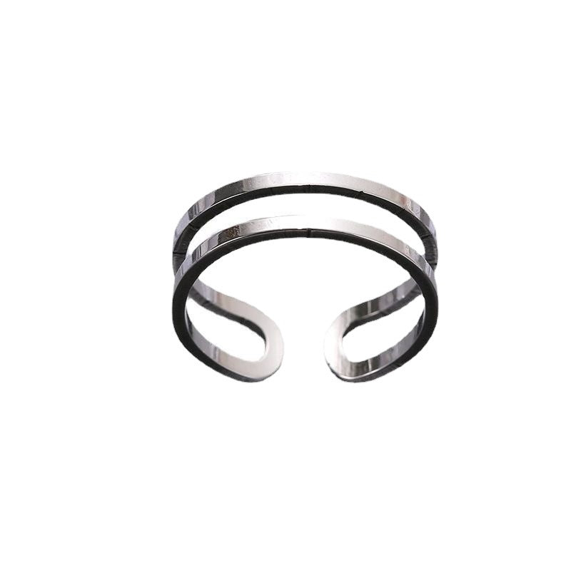 Women's Retro Open Hip Hop Suit Cold Style Rings