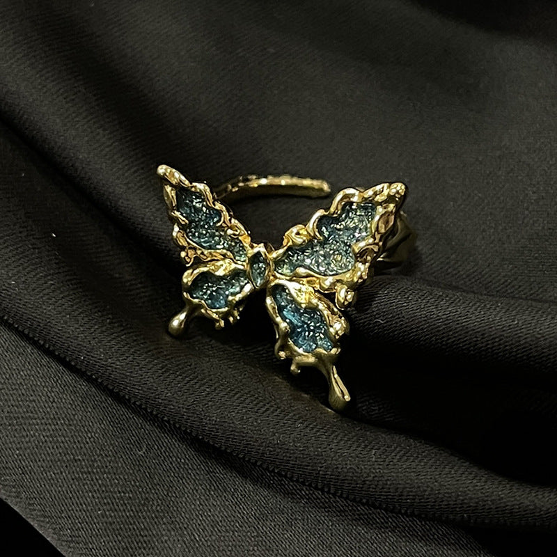 Series Open Personalized Minority Design Cold Wind Drip Rings