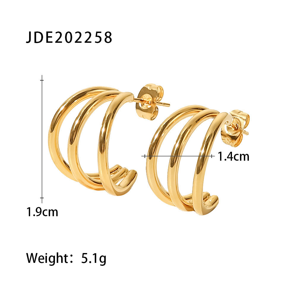Pigment Personality High Sense Female Cold Wind Rings
