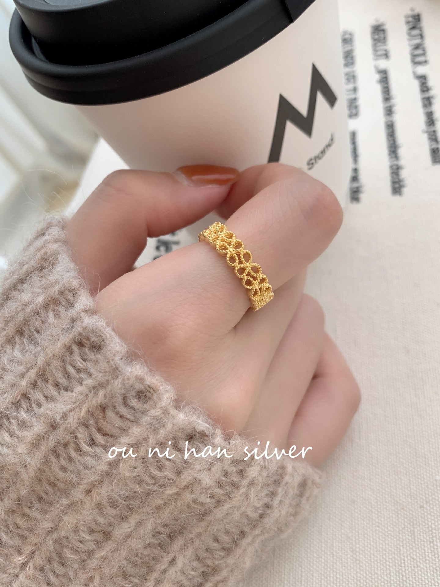 Oni Sterling Sier Female Style Design Rings