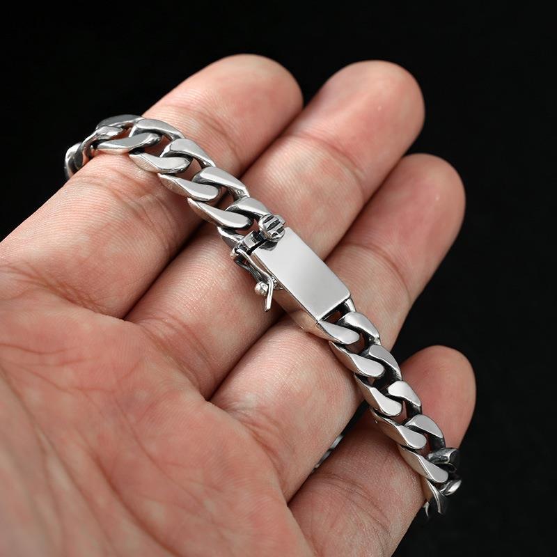 Women's & Men's Nude Lantern Simple Elegant Vintage Thai Bolt Bracelets