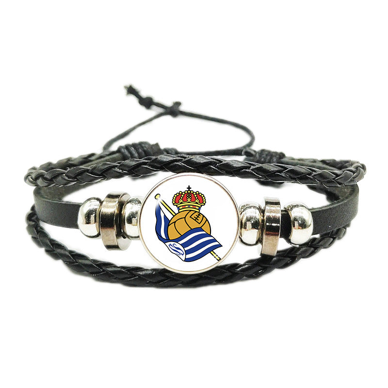 Champions League Football Club Logo Time Bracelets