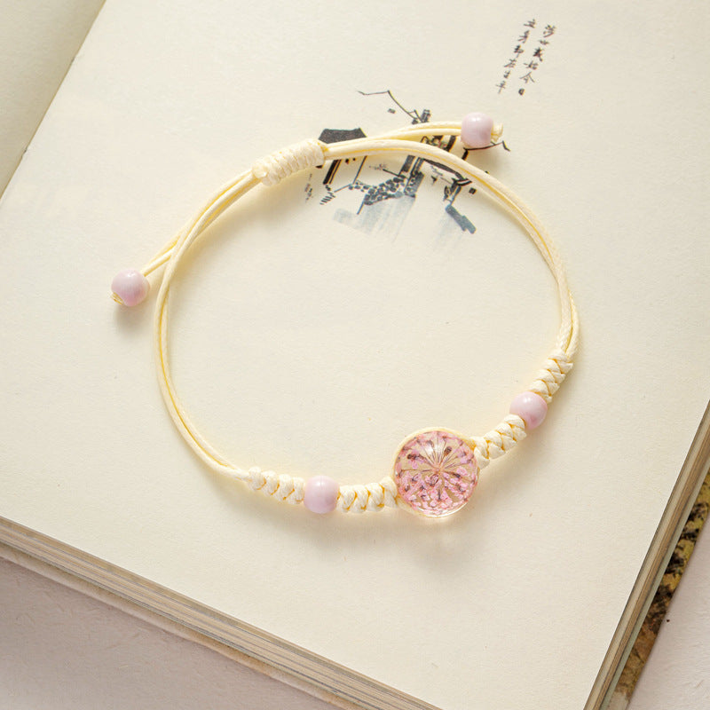 Ornament Woven Female Antique Ethnic Style Bracelets