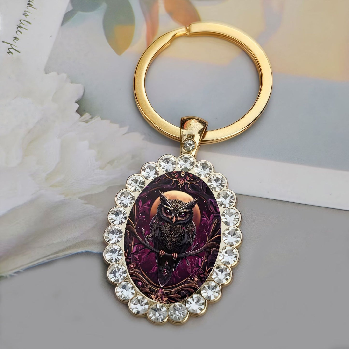 Night Chic Floral Oval Fashionable All Necklaces