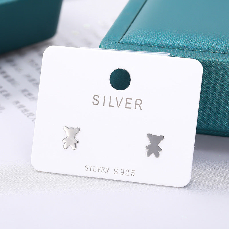 Sterling Sier Note Beautiful Bow Ear Bone Before Sleep Earrings