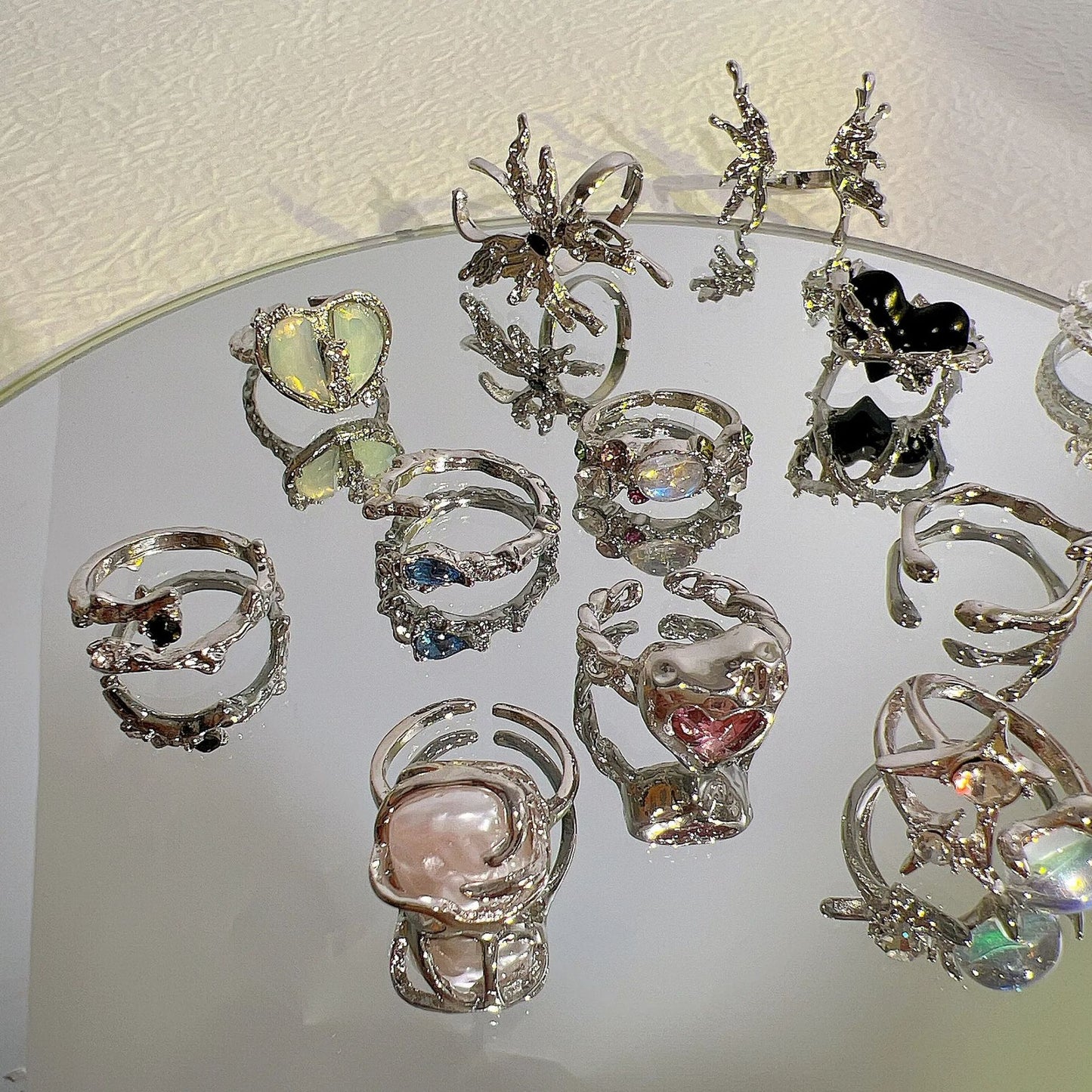 Advanced Niche Design Indifference Trend Cool Female Rings