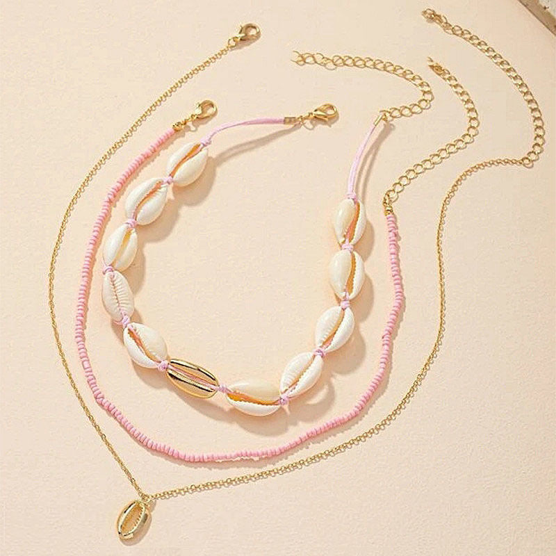 Ornament Hawaii Vacation Beach Shell Marine Necklaces