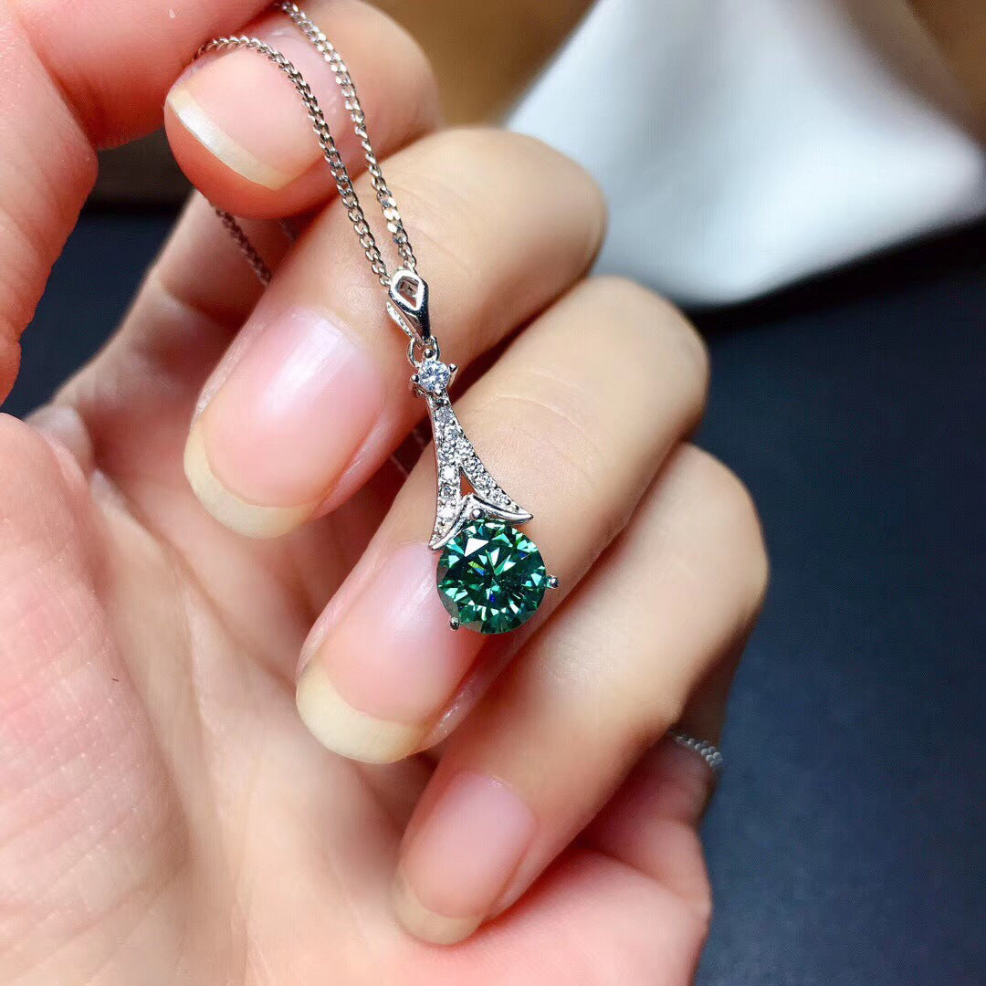 Broadcast Full Diamond Karat Eight Hearts Arrows Imitation Pendants