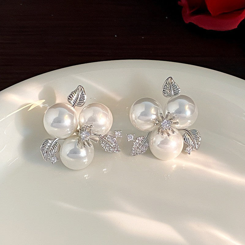 Shining Diamond Irregular Round Female Special Earrings