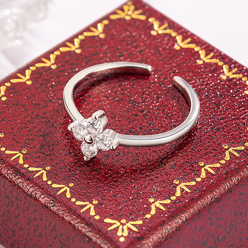 Light Luxury Design High-grade Summer Fresh Simple Rings