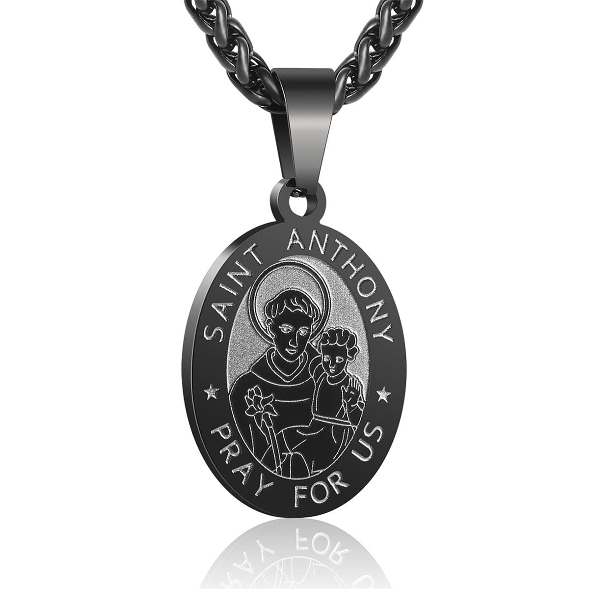 Accessories Fashion Simple Stainless Steel Cross Necklaces
