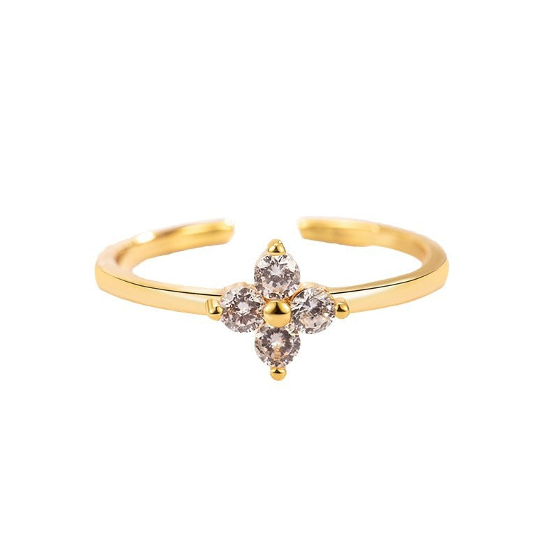 Light Luxury Design High-grade Summer Fresh Simple Rings