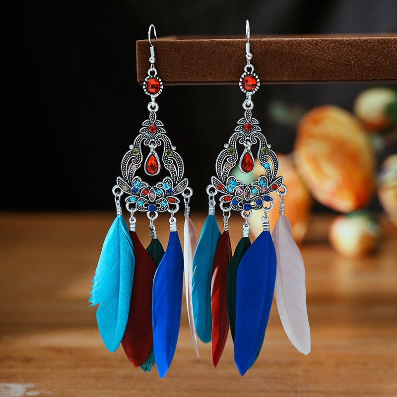 Versatile Innovative Feather Your Daisy Ornament Earrings