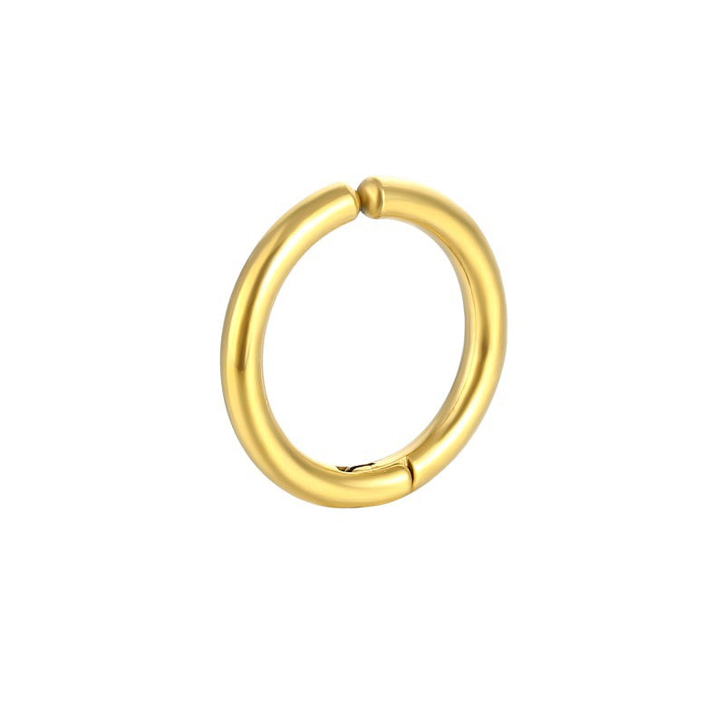 Stainless Coil Ear Clip Jewelry Arc Earrings