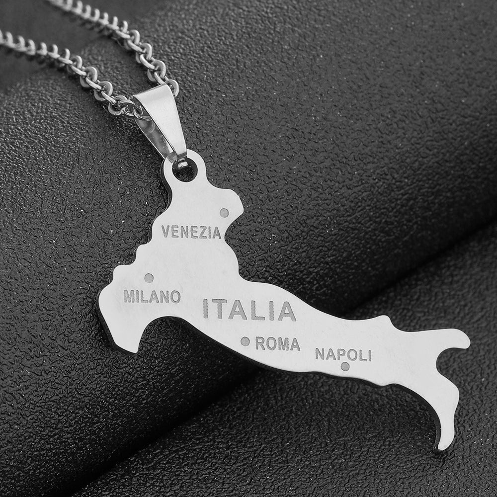 Women's Stainless Steel National Style Niche Design Light Luxury Necklaces