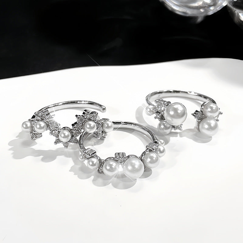 Sweet Open Twin Gentle Fairy Lady Rings