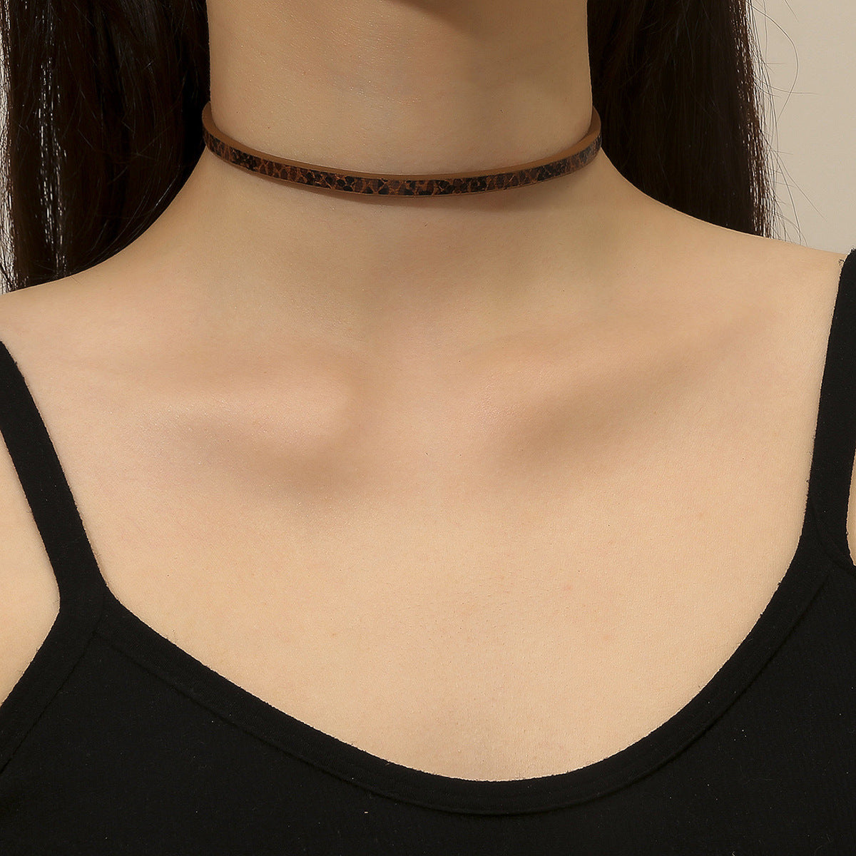 Leather String Elegant Clavicle Trendy Ornament Necklaces