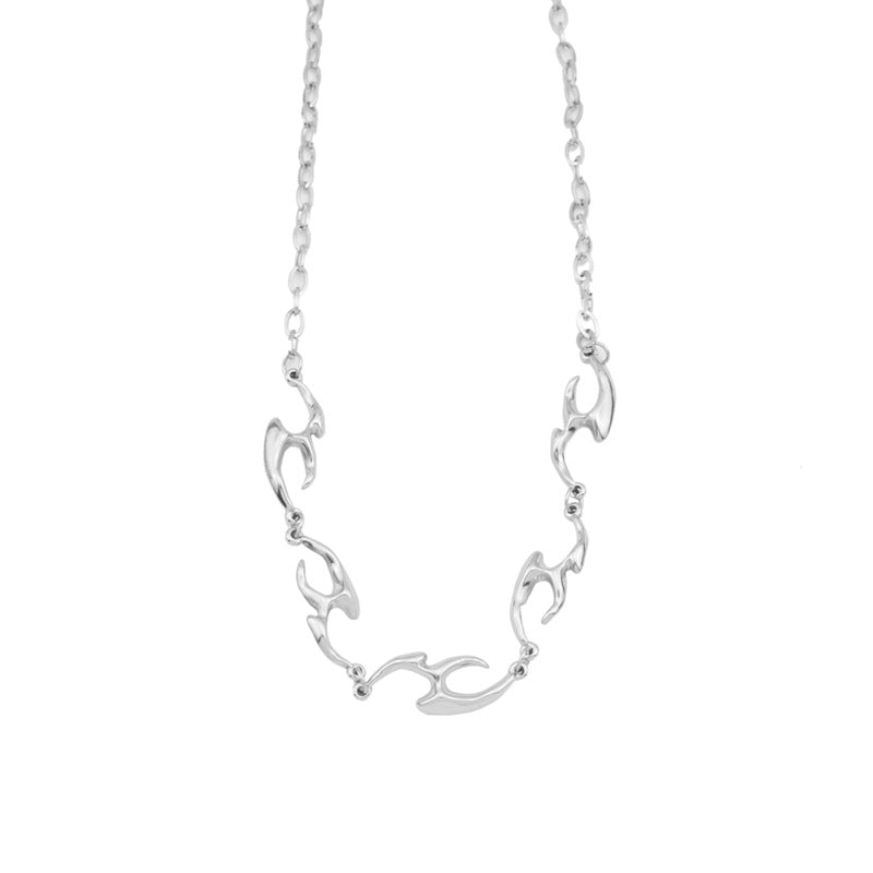 Hip Hop Irregular Metal Street Rap Necklaces