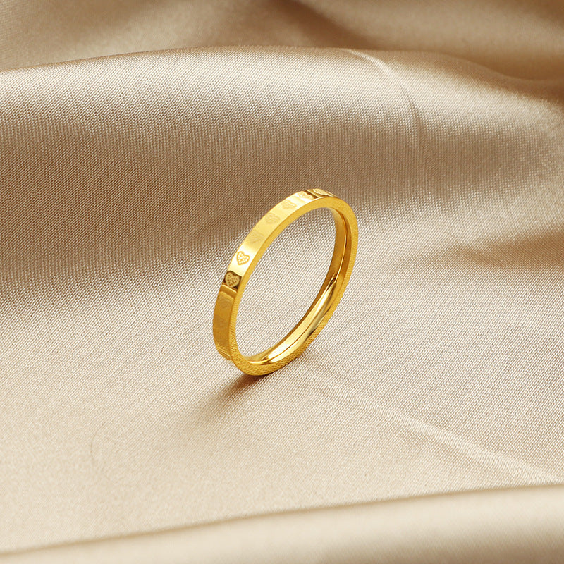 Design Light Luxury Cold High Sense Rings