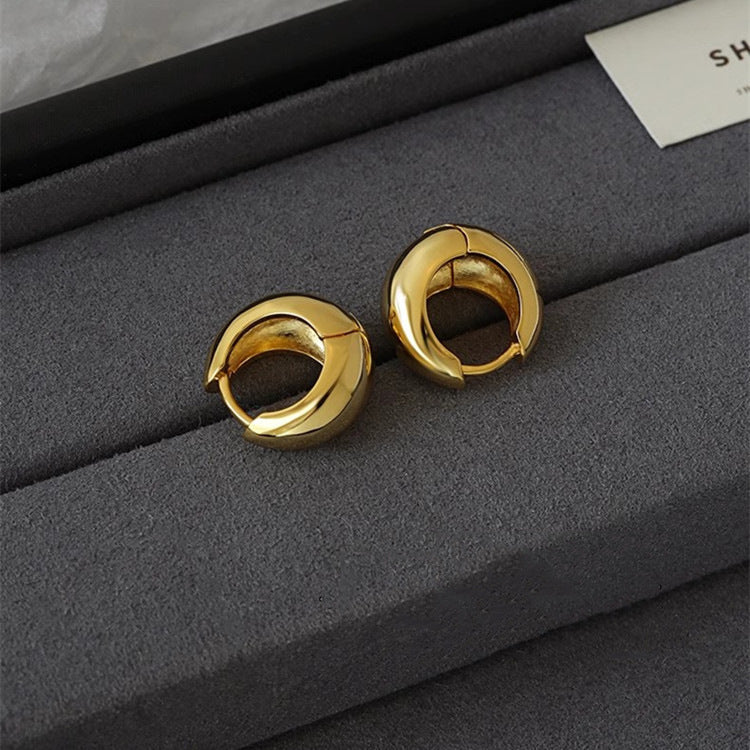 Drop Ear Clip Mild Luxury Retro Earrings