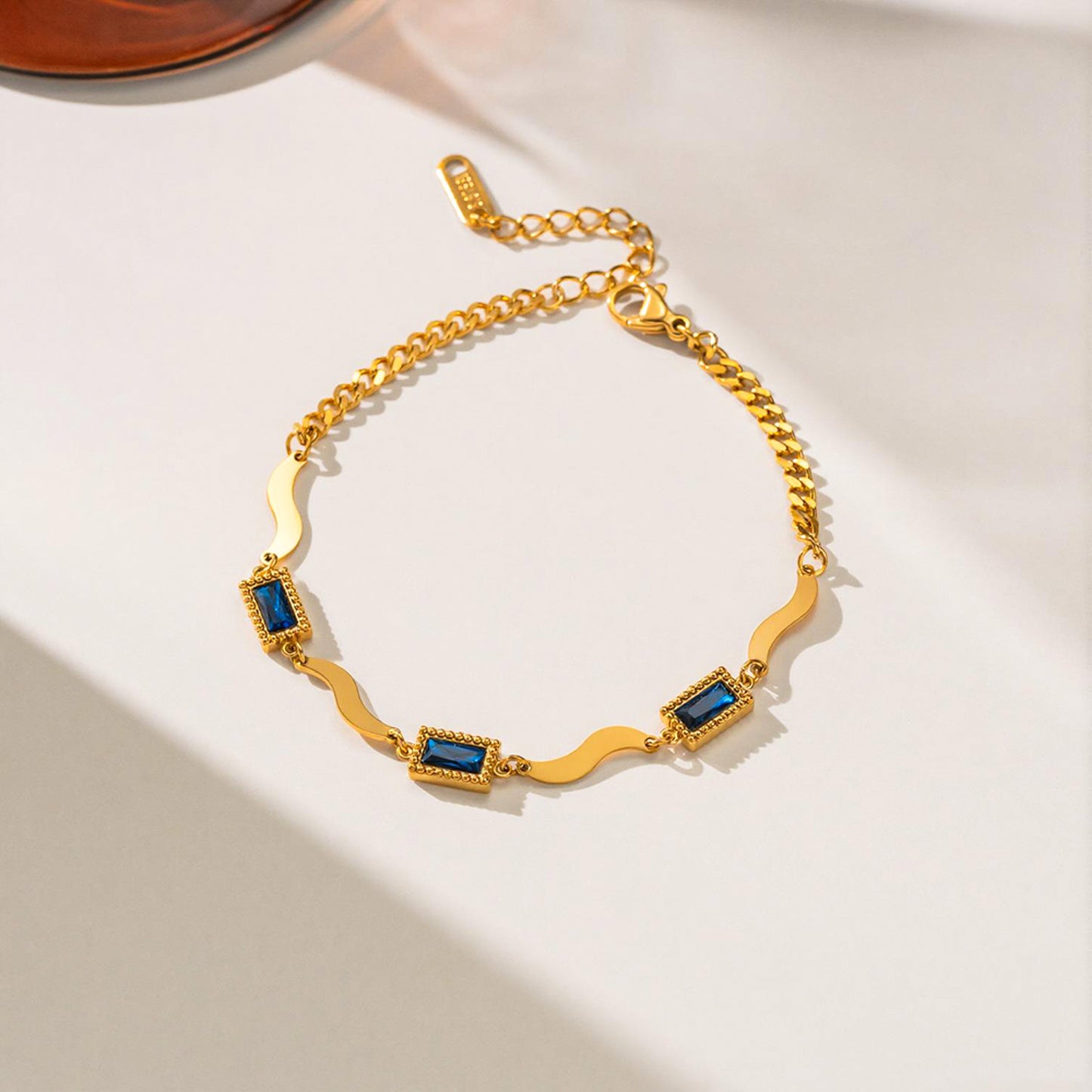 Commodity Color Dopamine Titanium Steel Female Gold Bracelets
