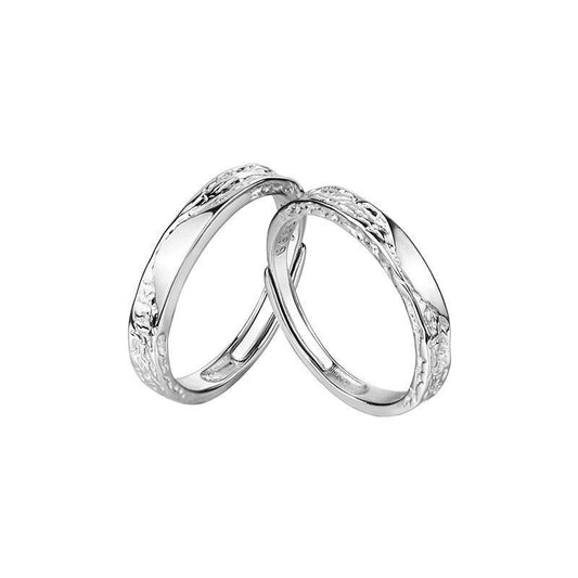 Women's & Men's One Pair Design Love Token Gift Rings