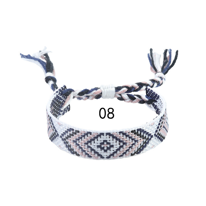 Nepal Ethnic Style Woven Wrist Strap Bracelets