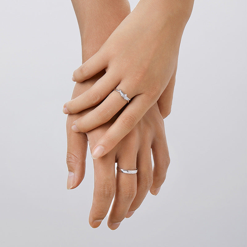 Wheel Luminous Design Sterling Sier Angel Rings