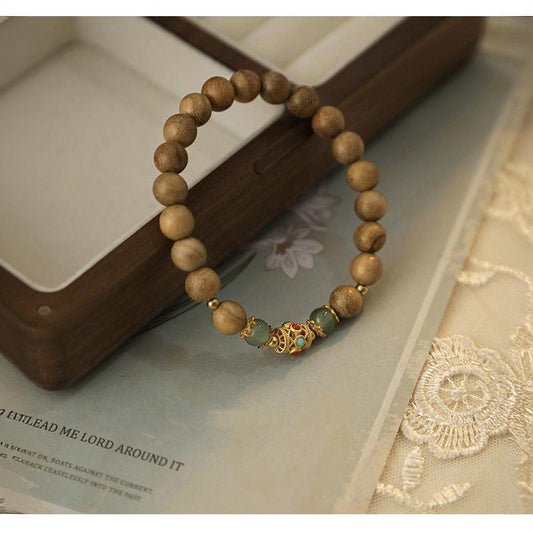 Women's National Style Pliable Temperament Rosary Blessing Card Bracelets